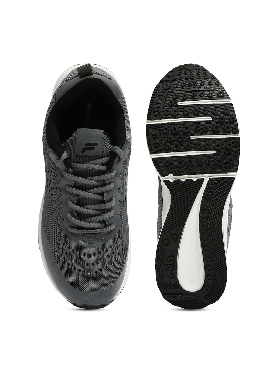 Fila Black Dual Speed Men's Running Shoes - Image 4