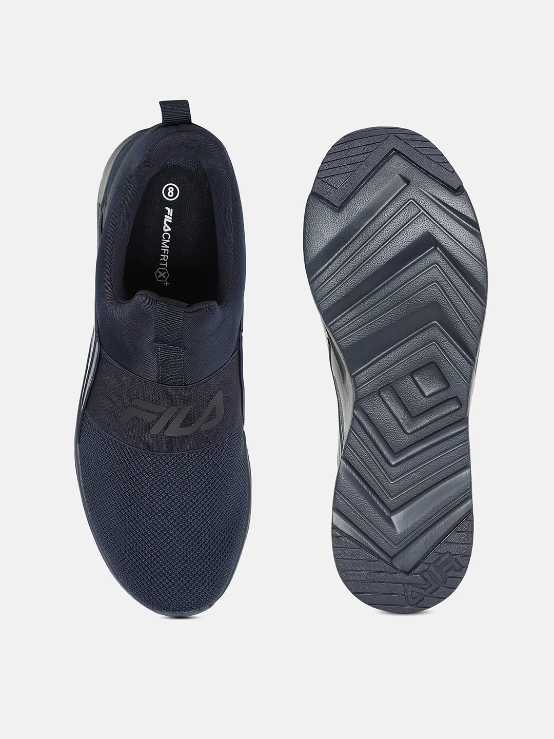 Fila White Enar Men's Running Shoes - Image 4