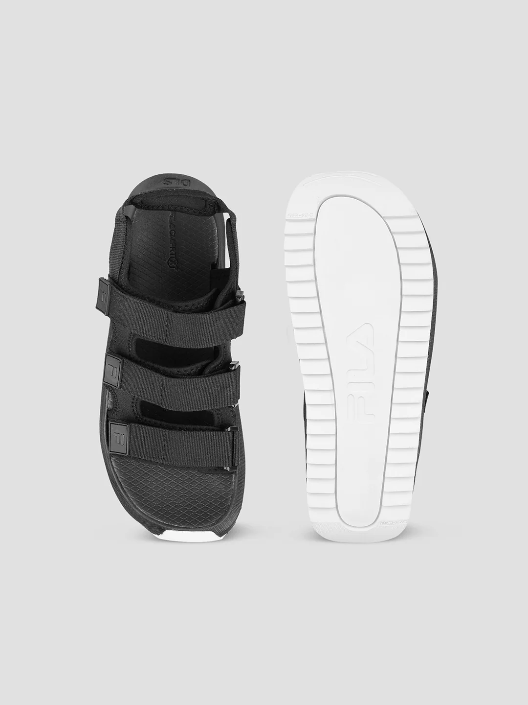 Fila Black Erazzo Men's Sandals - Image 4