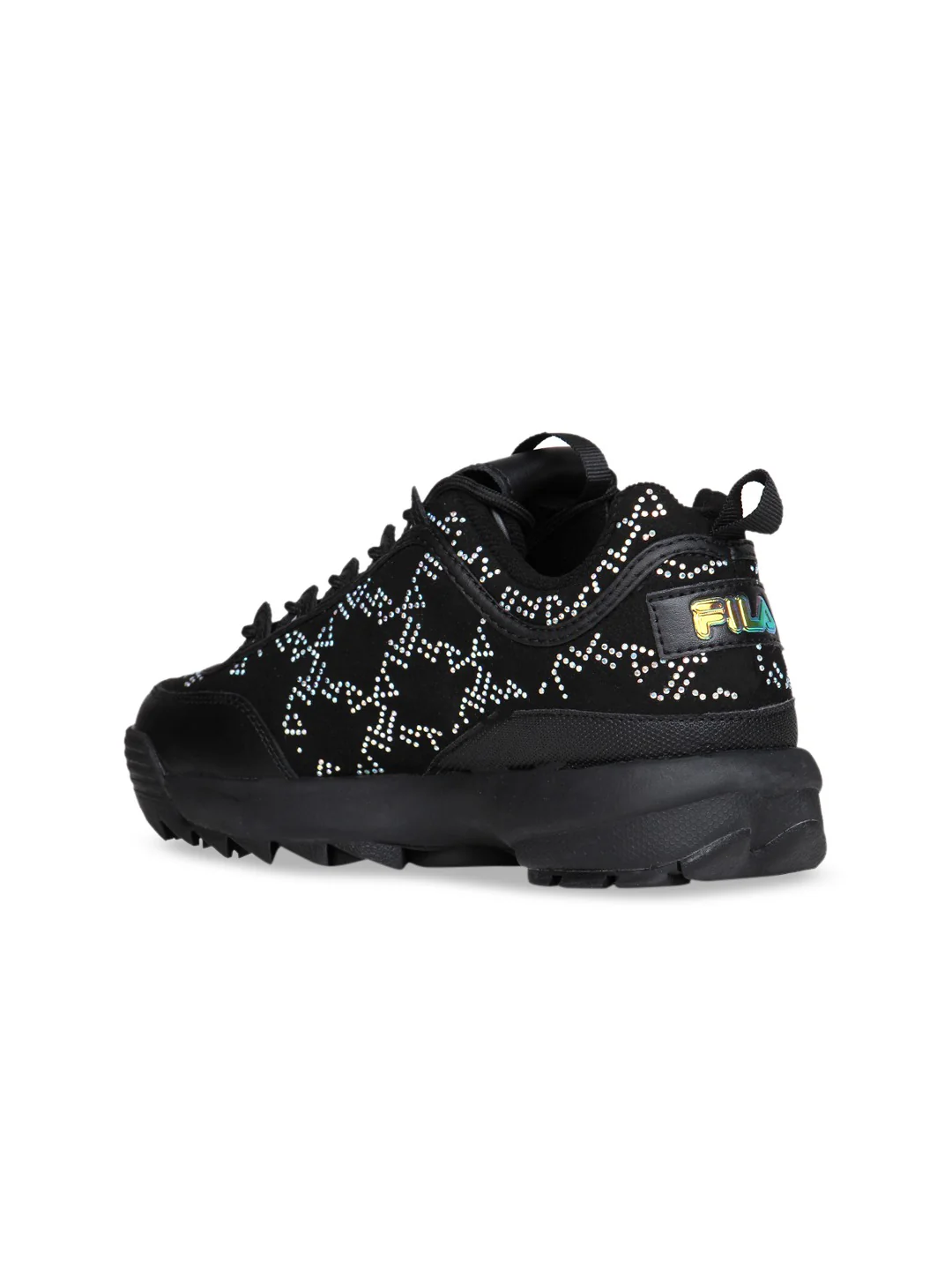 Fila Grey Disruptor II Diamante Women's Sneaker - Image 2