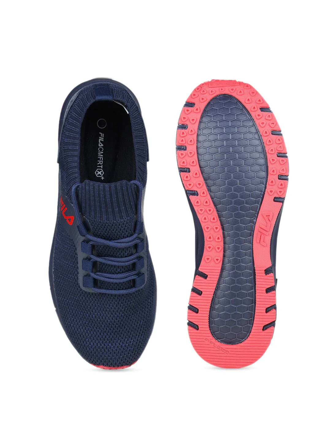 Fila Black Rentor Men's Running Shoes - Image 3