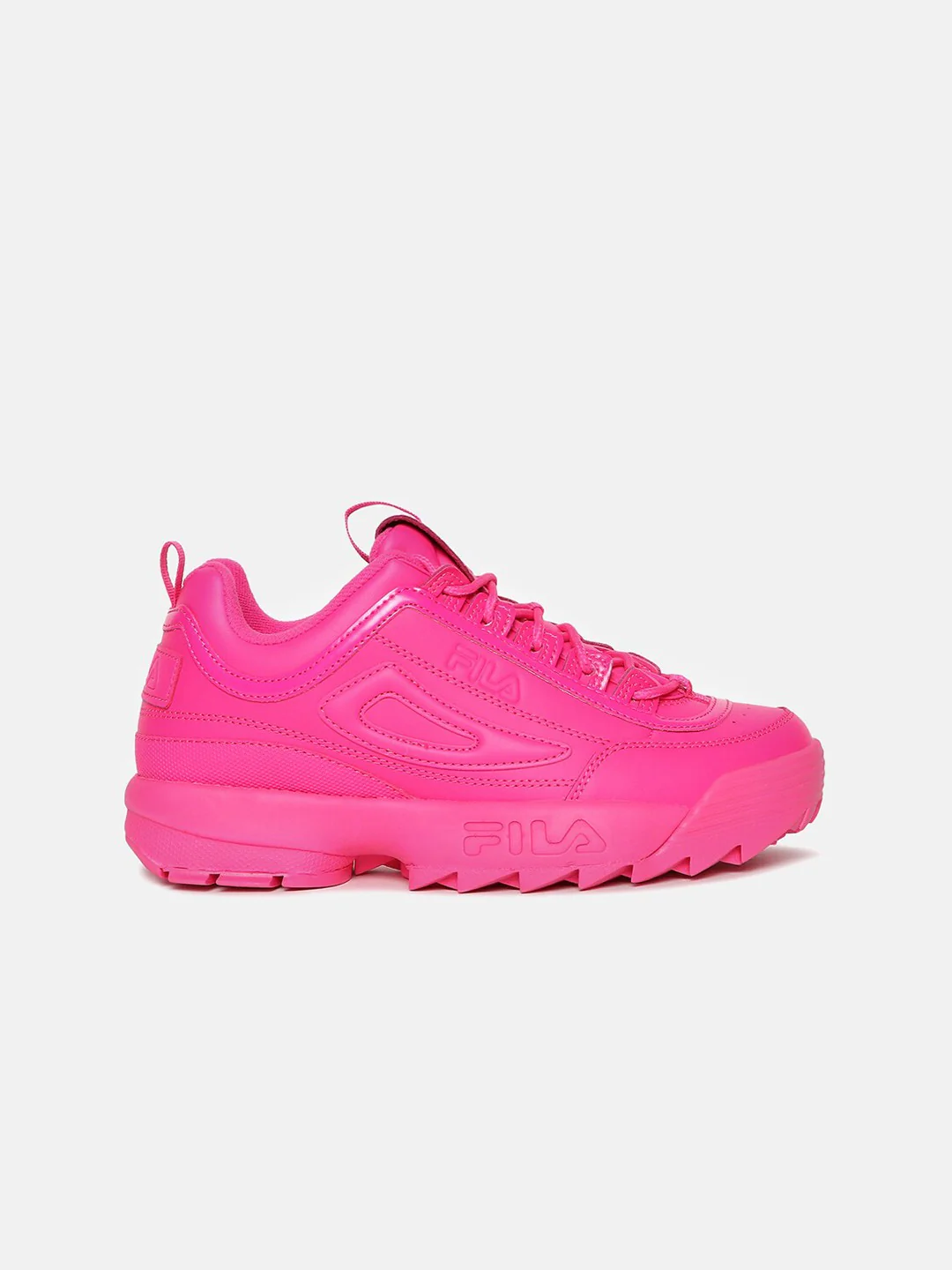 Fila Grey Disruptor II Premium Women's Sneaker - Image 3