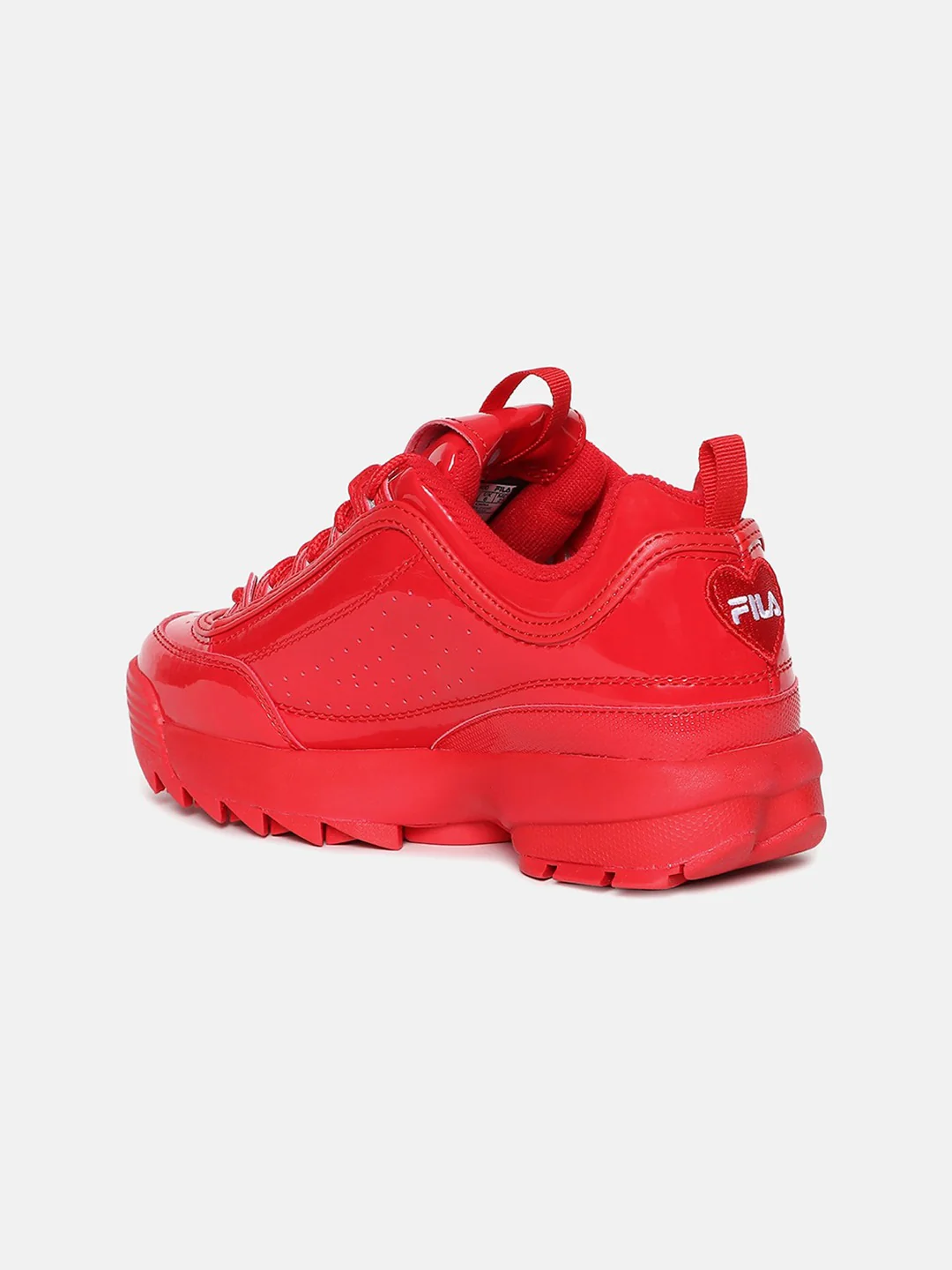 Fila Black Disruptor II Heart Women's Sneaker - Image 2