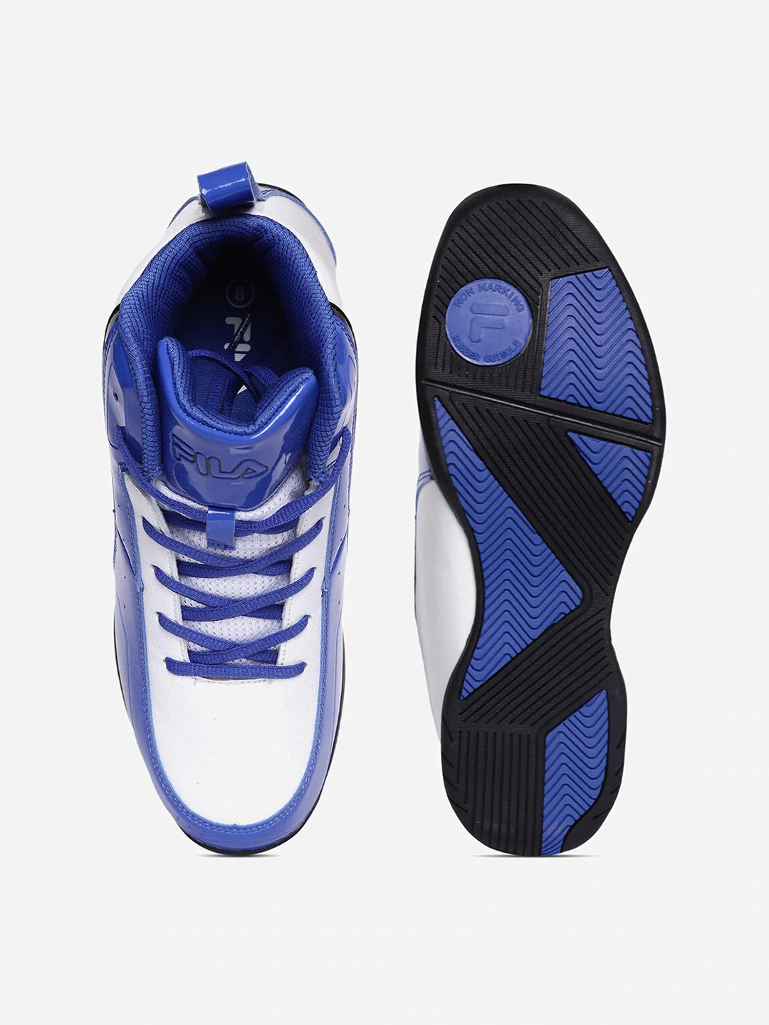 Fila Grey Free Throw
III Men's Basketball Shoes - Image 4