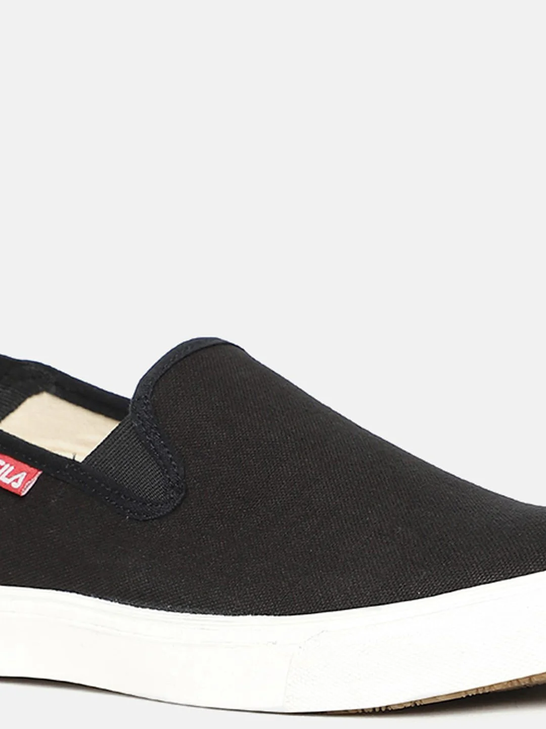 Fila Black Relaxer Plus 21 Unisex Canvas Sneaker - Image 5