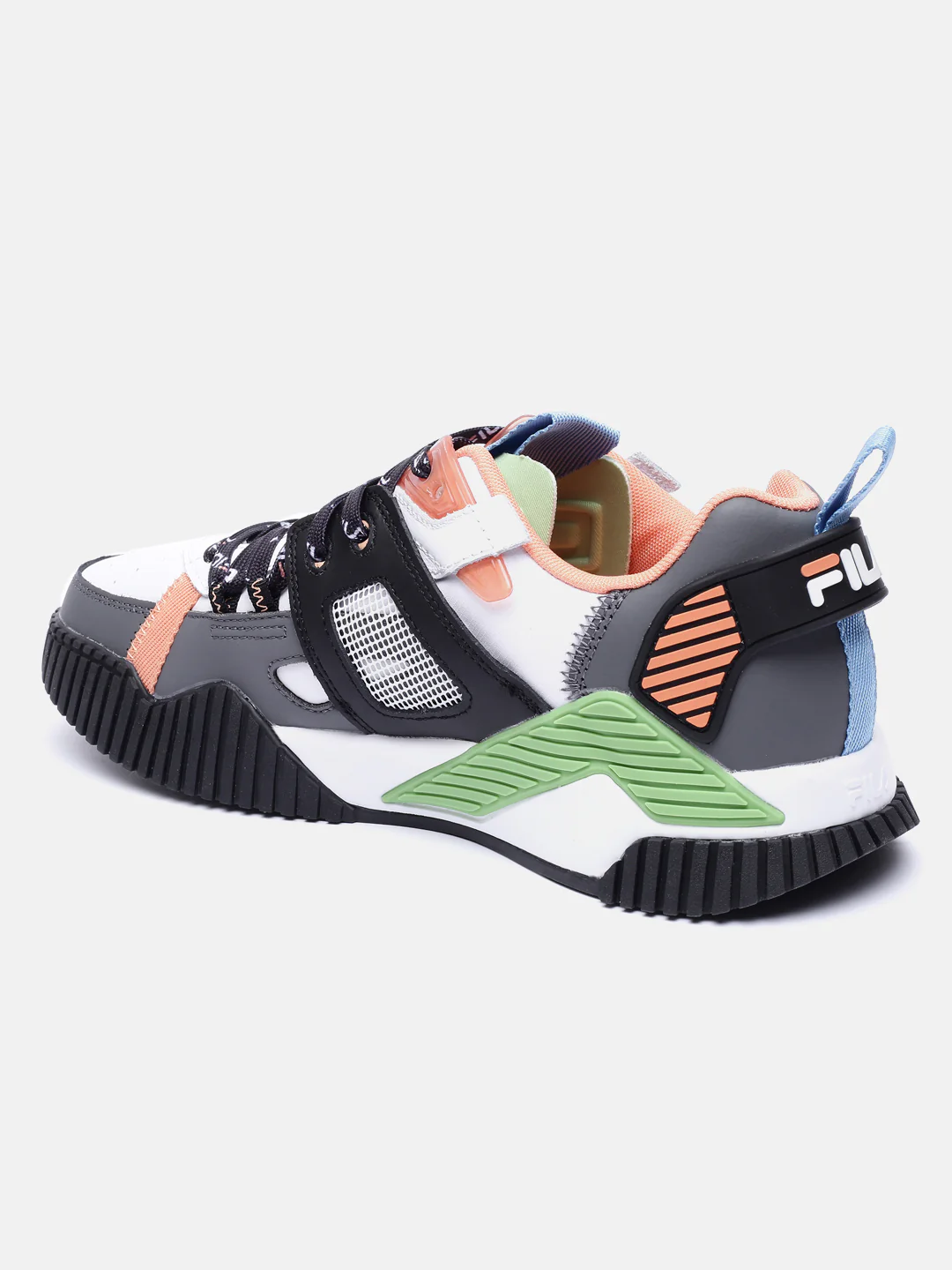 Fila Black Cage Mixed Media Men's Sneaker - Image 2