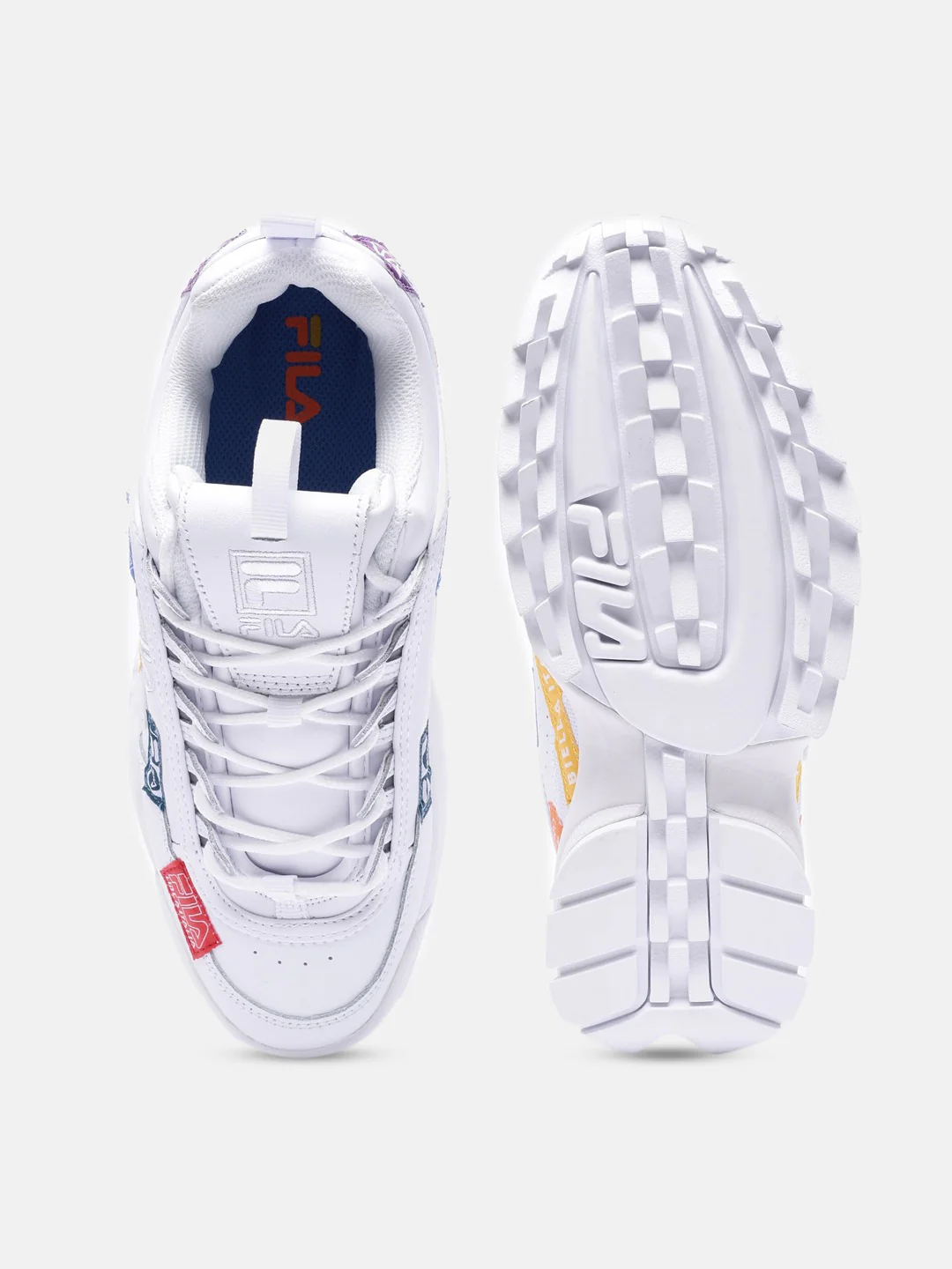 Fila Grey Disruptor II 110Yr Collectio Women's Sneaker - Image 4