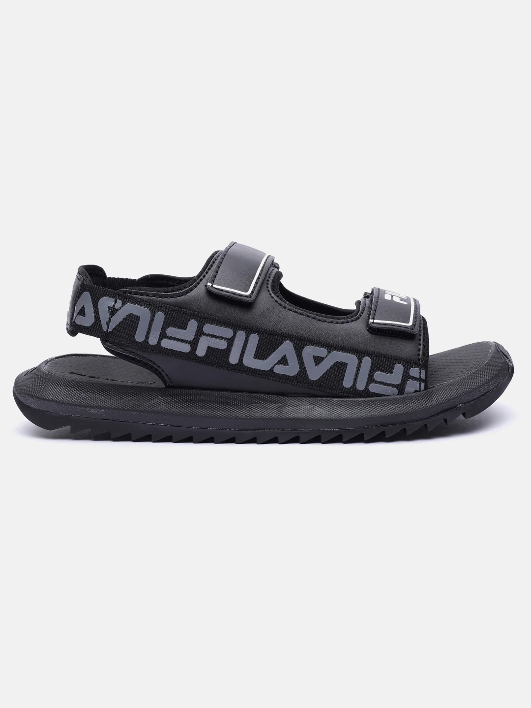 Fila Black Garramo Plus Unisex Sandals - Image 3