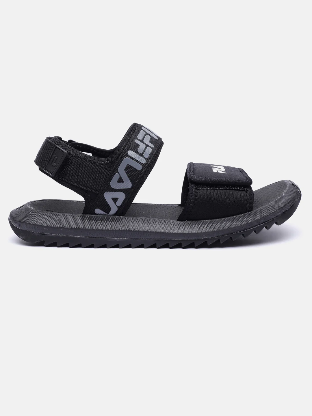 Fila Black Terranzo Plus Unisex Sandals - Image 3