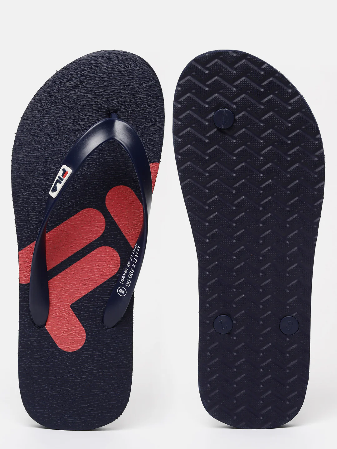 Fila Red Chap Plus Men's Slippers - Image 5