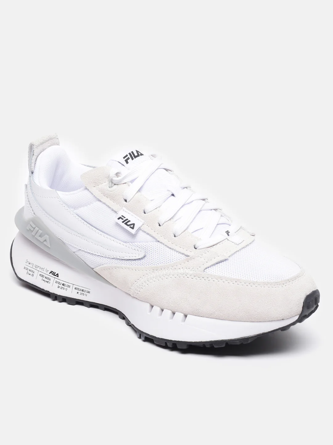 Fila Black Renno N Generation Patched Men's Sneakers