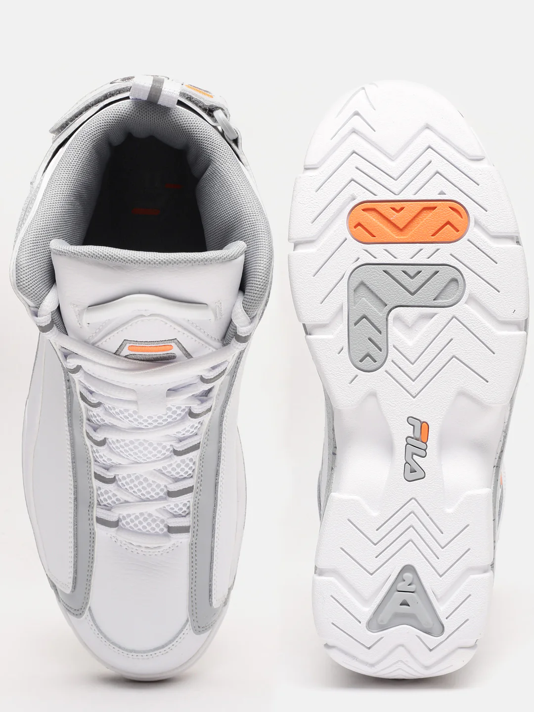 Fila White Grant Hill 2 Men's Sneakers - Image 4