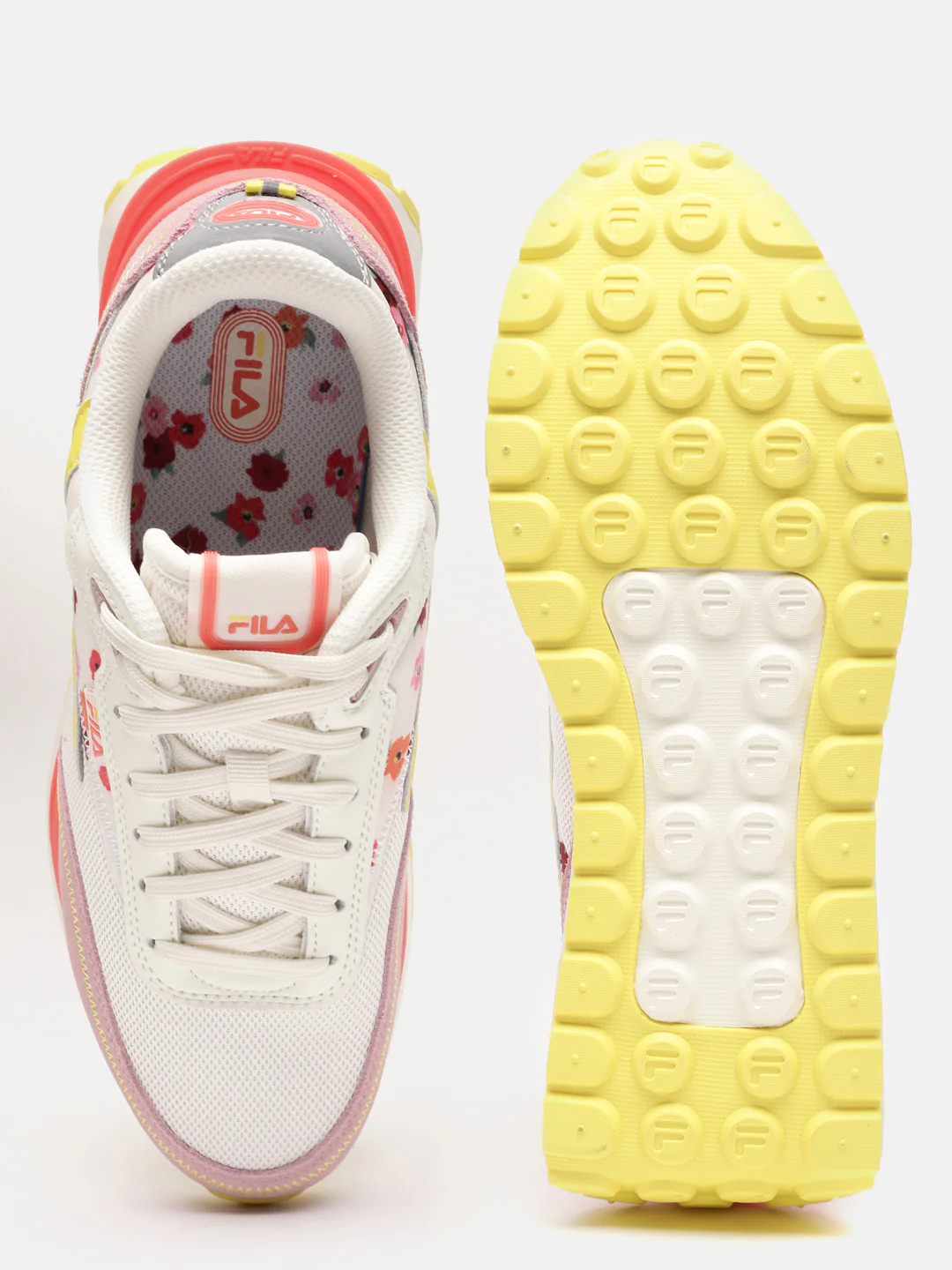 Fila White Renno Tropical Women's Sneakers - Image 4