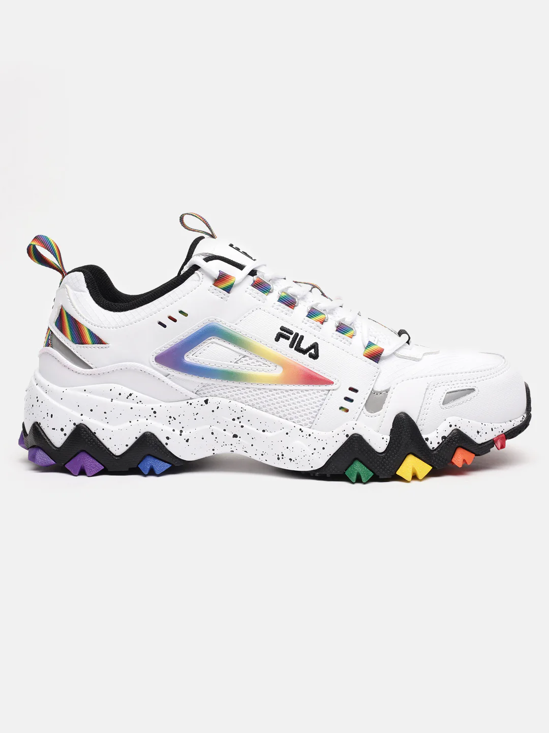 Fila White Oakmont TR Pride Men's Sneakers - Image 3