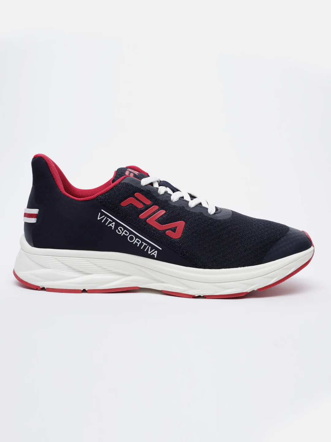 Fila White Mescol Men's Running Shoes - Image 3