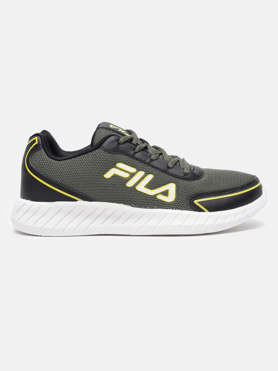 Fila Black Alegra Men's Running Shoes - Image 4