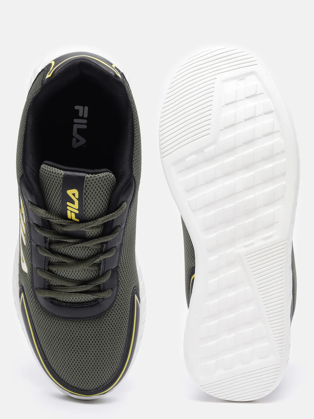 Fila Black Alegra Men's Running Shoes - Image 5
