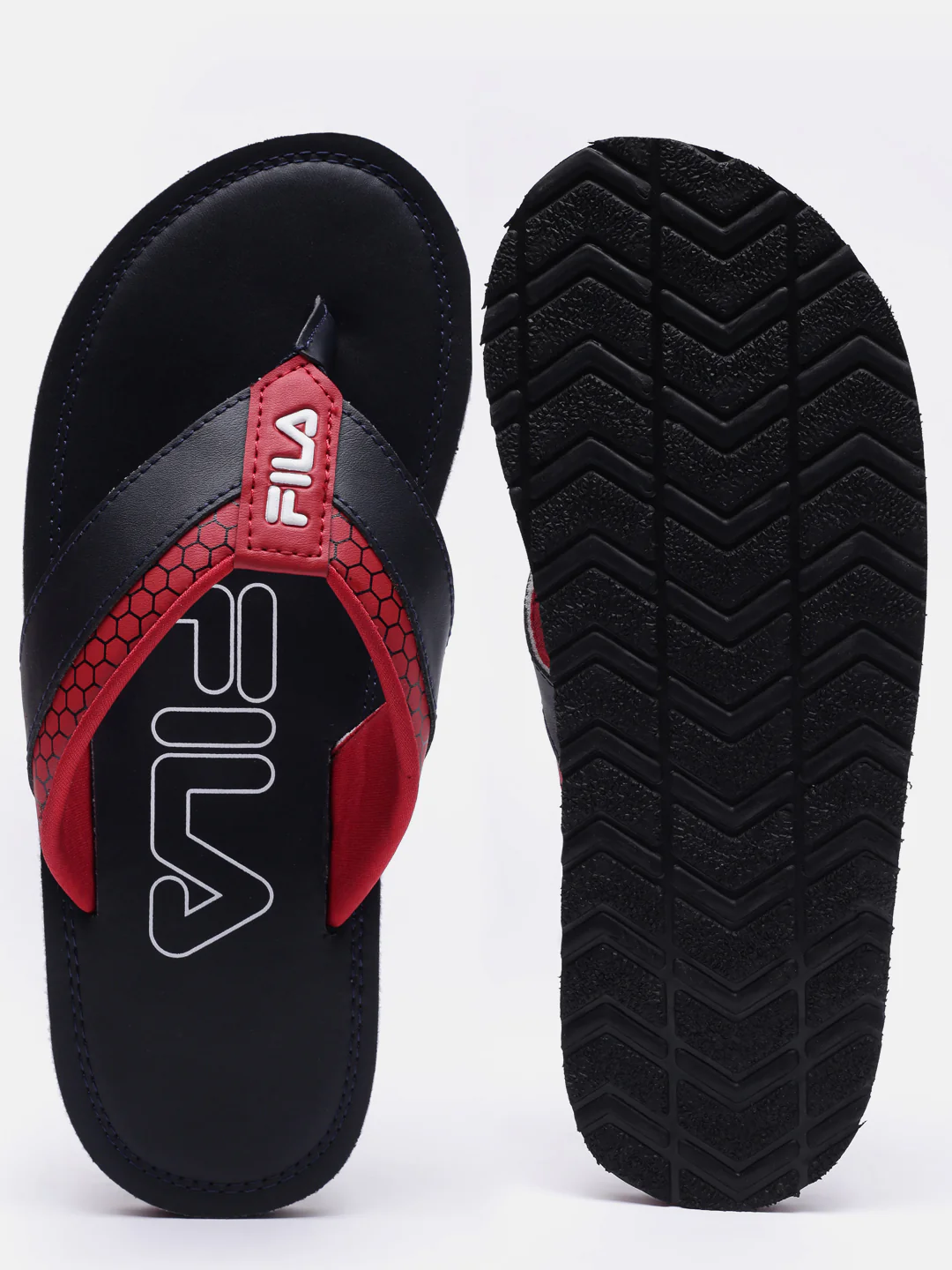 Fila Black Hexano Men's Flip Flops Slippers - Image 4