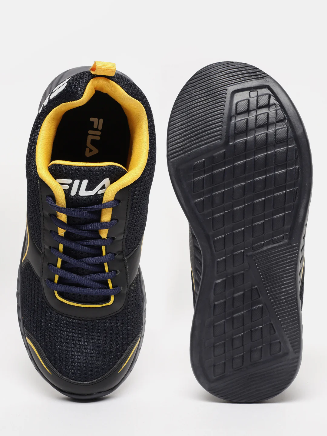 Fila White Garon Plus Men's Running Shoes - Image 5