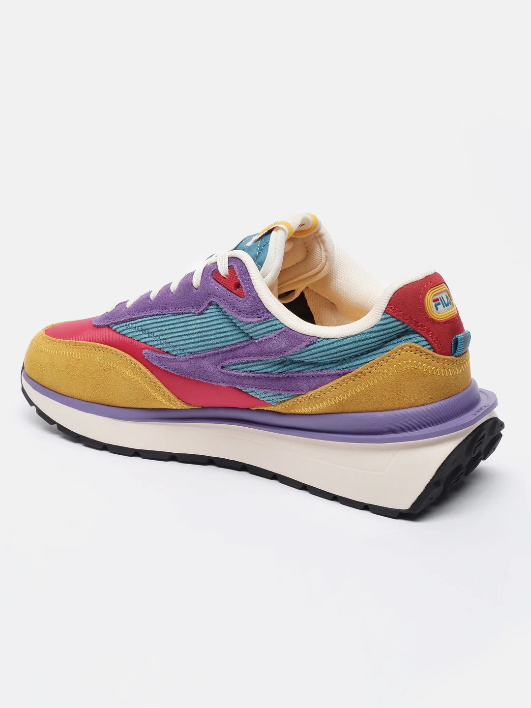 Fila Black Renno Corduroy Men's Running Shoes - Image 2