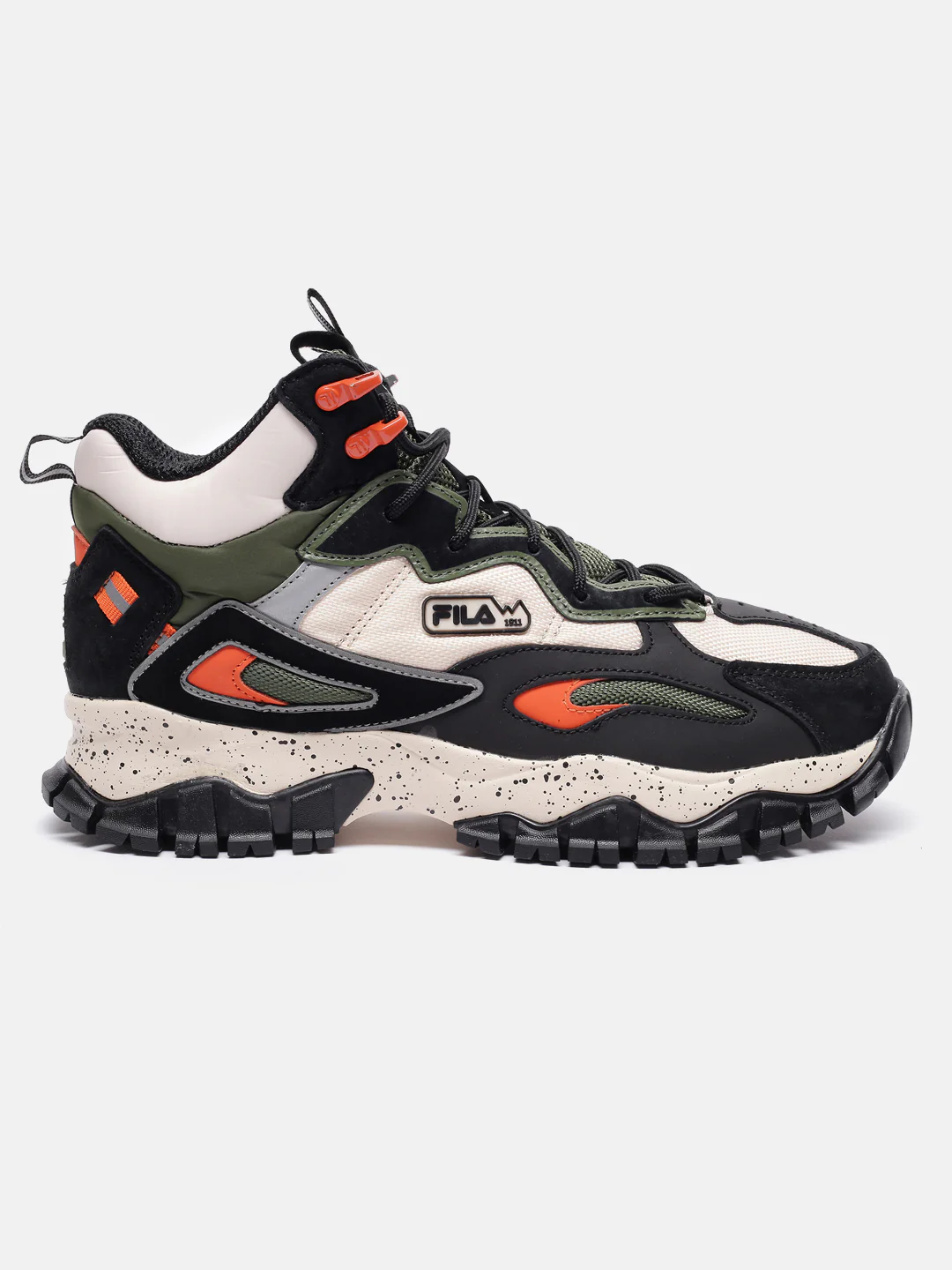 Fila White Ray Tracer TR 2 Mid Men's Running Shoes - Image 3
