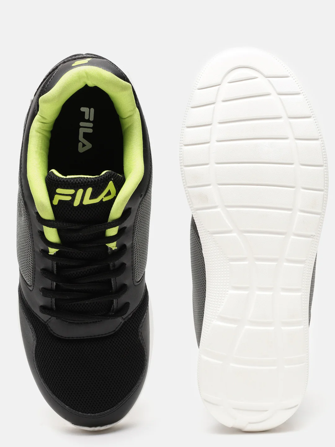 Fila Light Pink Wide Men's Running Shoes - Image 4