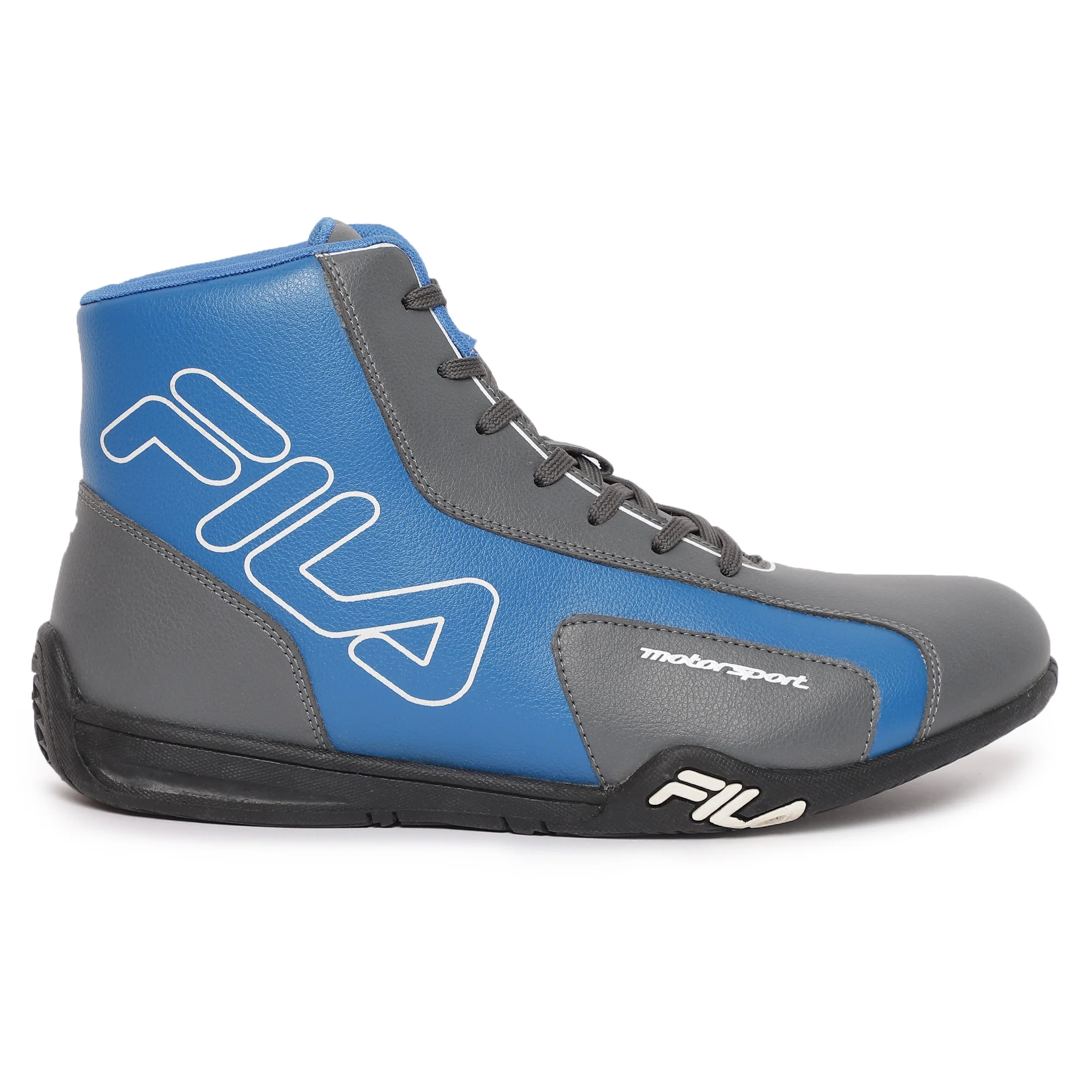 Fila White Hashira Men's Motorsport Sneakers - Image 2