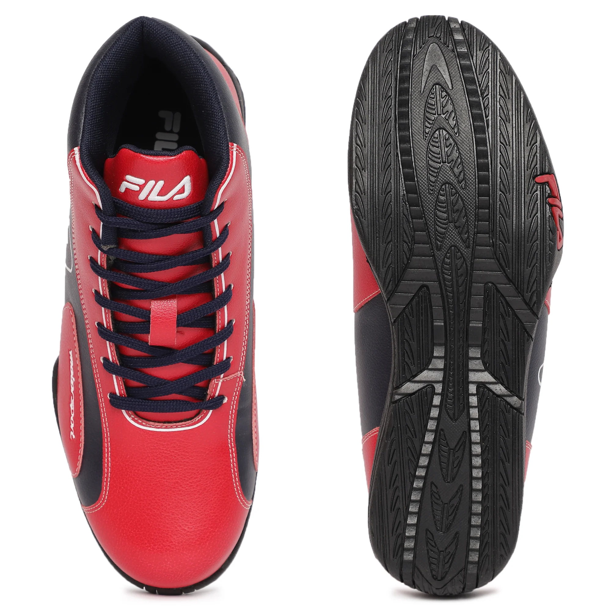 Fila White Hashira Men's Motorsport Sneakers - Image 4
