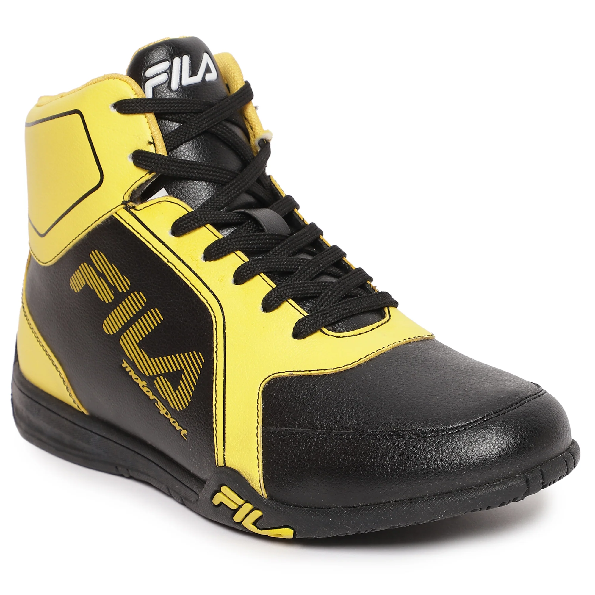 Fila White Shikai Men's Motorsport Sneakers - Image 5