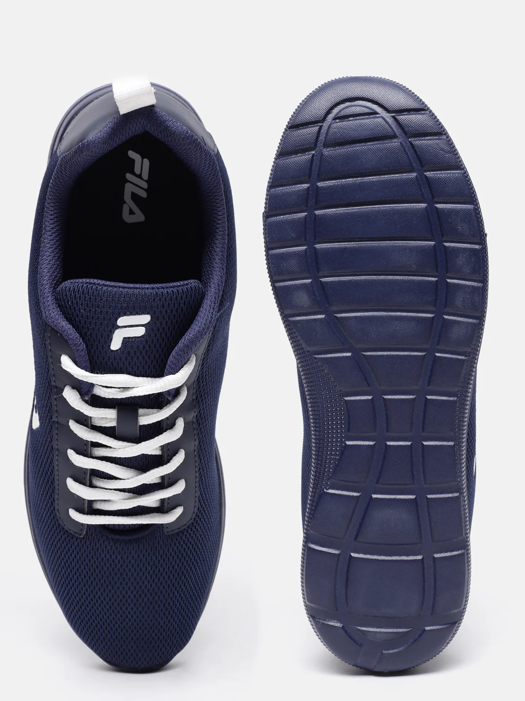 Fila White Ballore Men's Running Shoes - Image 4