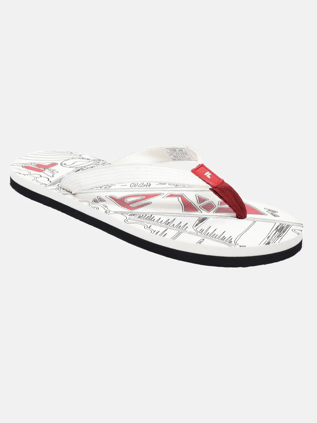 Fila White Liana Men's Flip Flops - Image 2