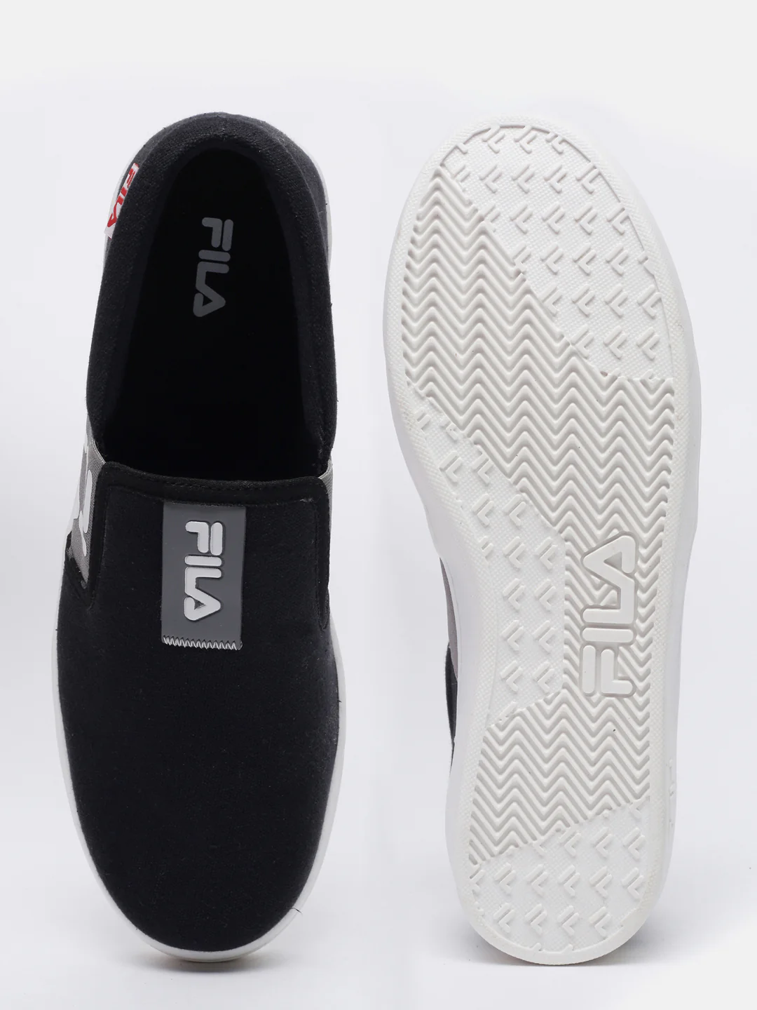 Fila Grey Juso Men's Canvas Sneakers - Image 4