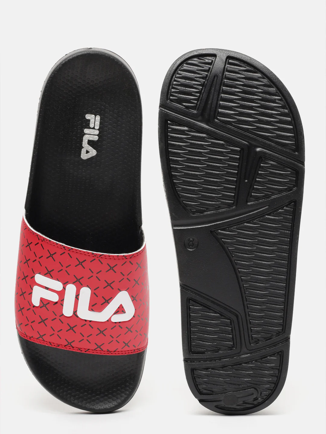 Fila Black Karel Plus Men's Slippers - Image 5