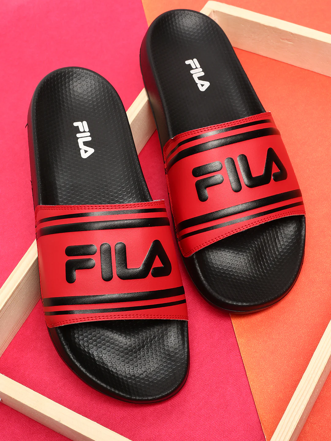 Fila White River Men's Slippers - Image 2
