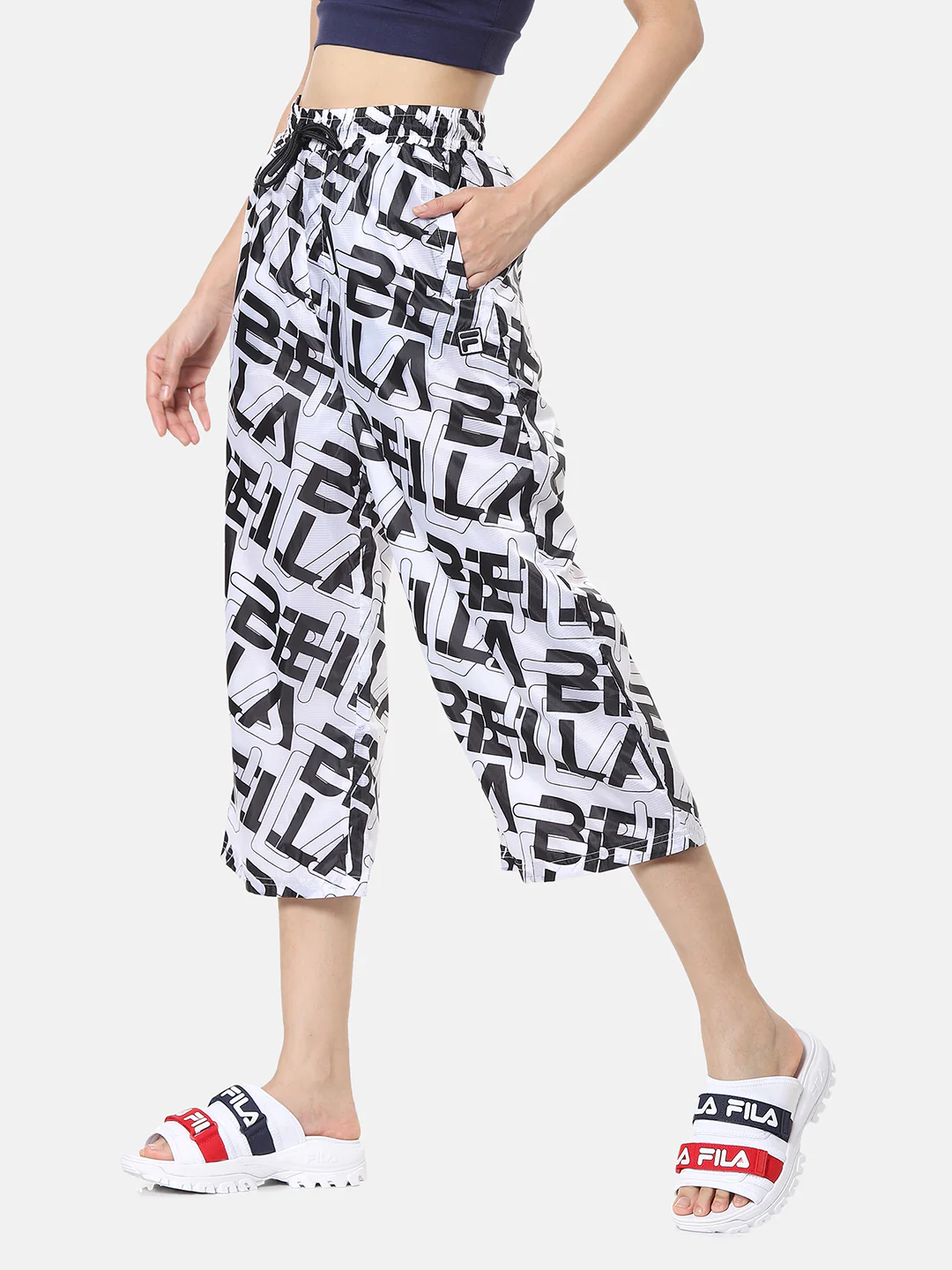 Fila Grey Bounty Women's Logo Pant - Image 2