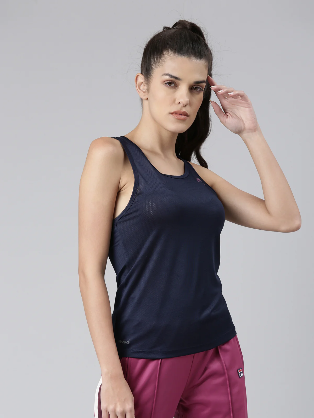 Fila White Isa Women's Tank Top - Image 4