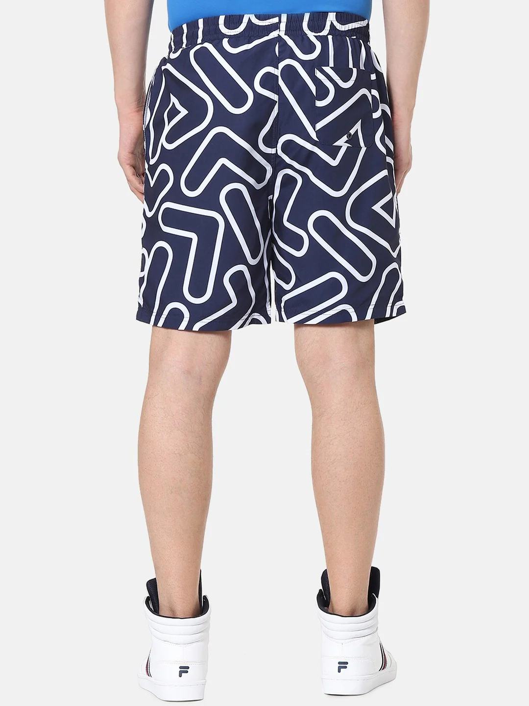 Fila Grey Yash Men's Training Shorts - Image 3
