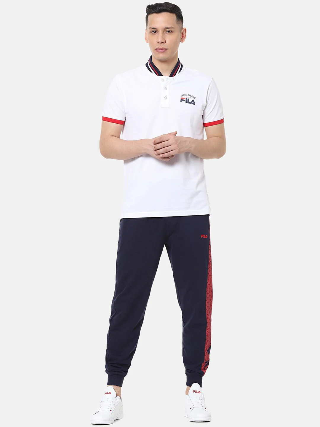 Fila Red Ian Men's Polo - Image 5