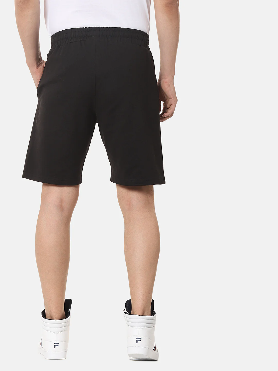 Fila White Ollie Men's Long Shorts - Image 4