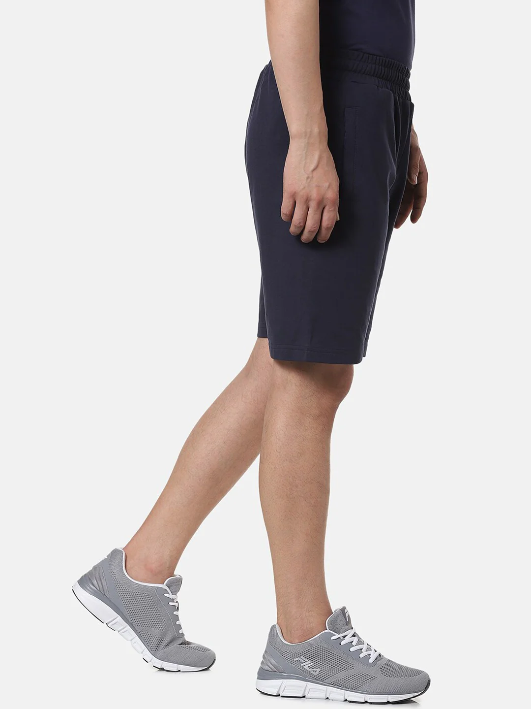 Fila Grey Freddie Men's Long Shorts - Image 3