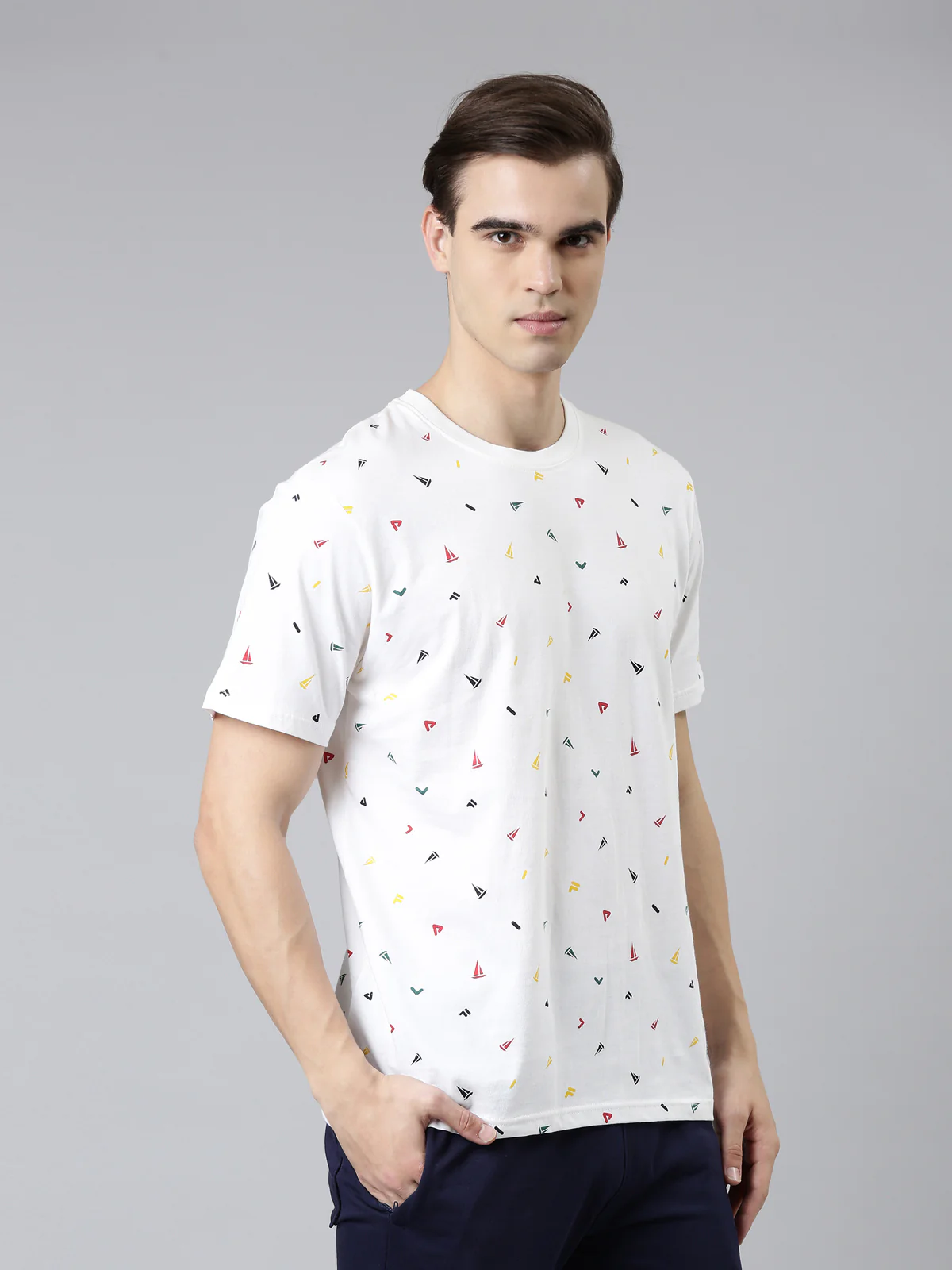 Fila Black Tyler Men's Graphic T-Shirt - Image 4