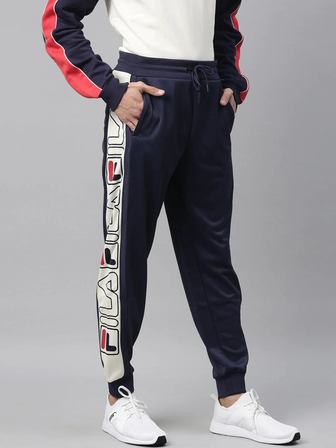 Fila Red Greene Men's Cuffed Jogger - Image 2