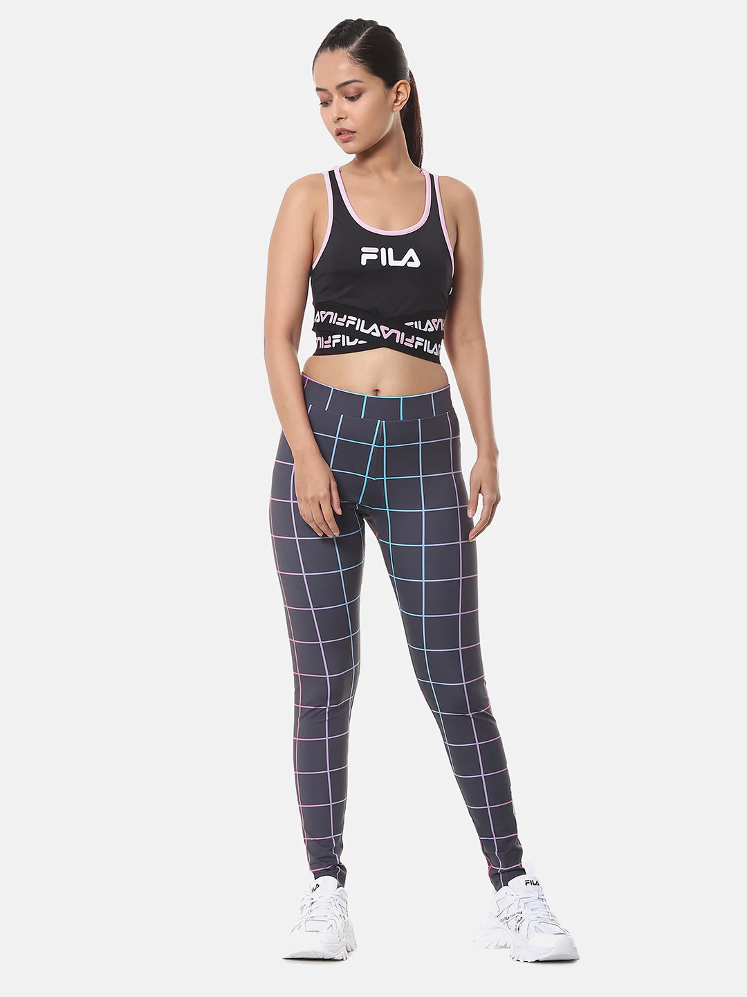 Fila White Priscilla Women's Sports Bra - Image 5