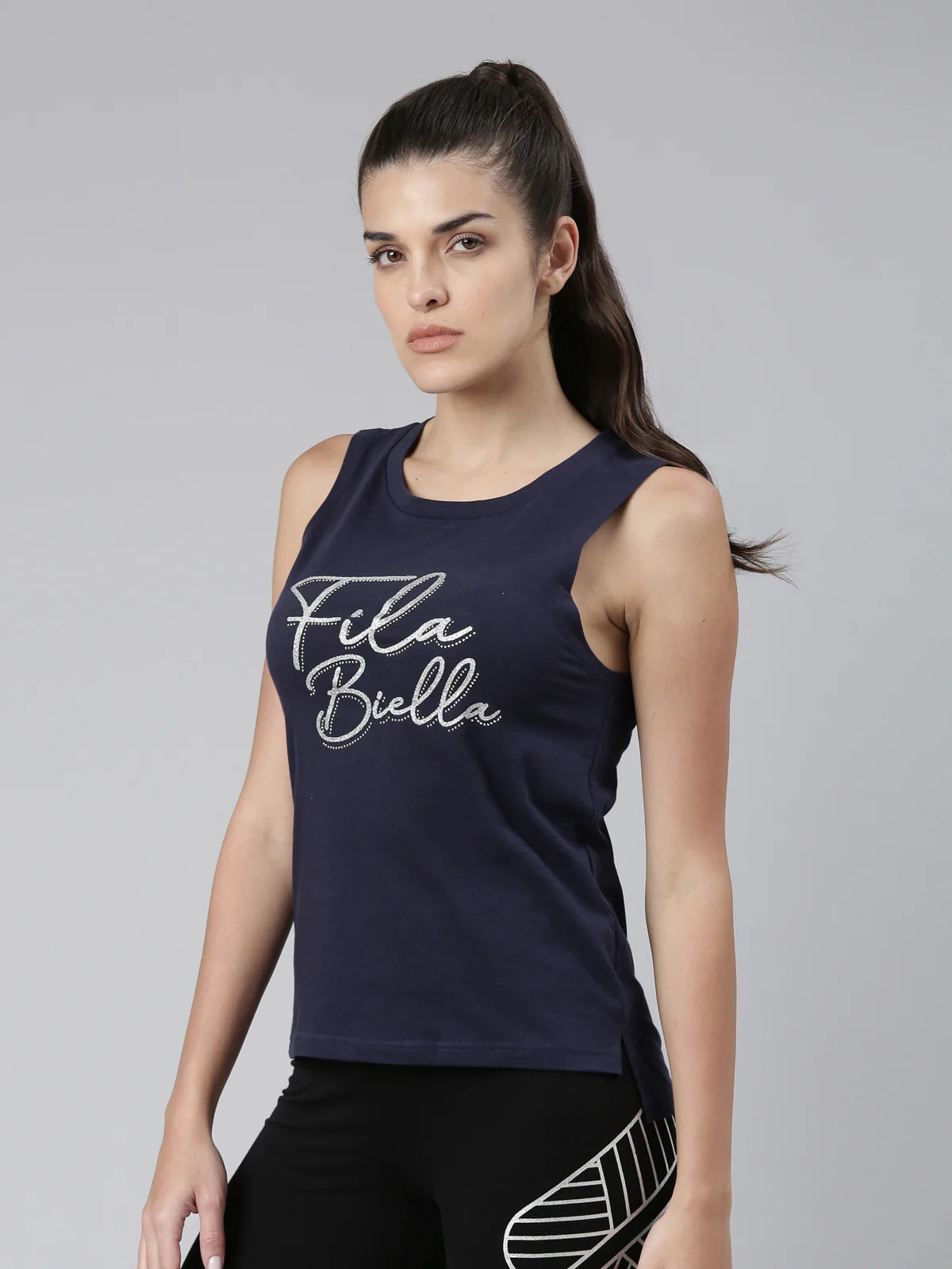 Fila Grey Ligeia Women's Tank Tops - Image 3