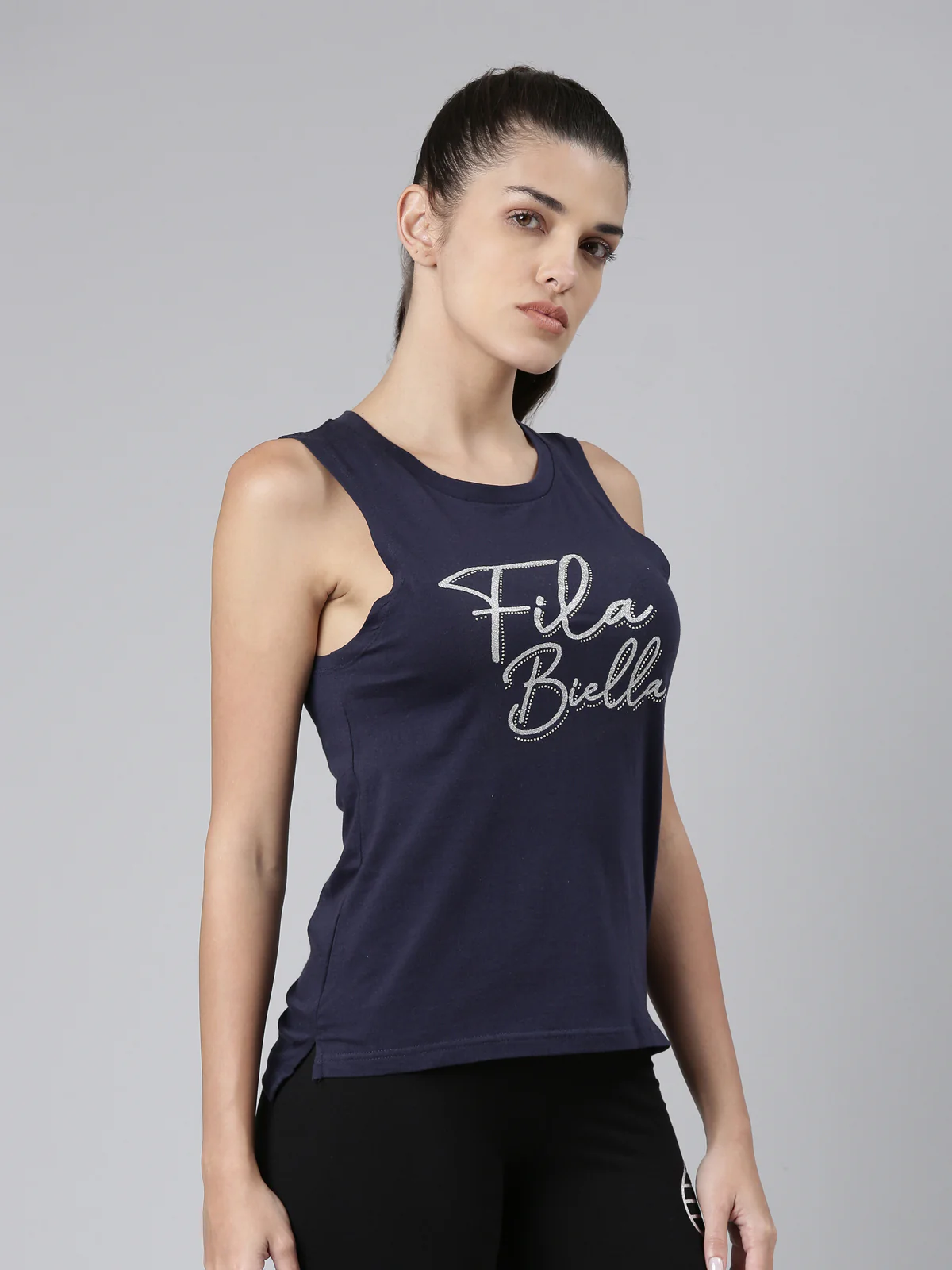 Fila Grey Ligeia Women's Tank Tops - Image 4