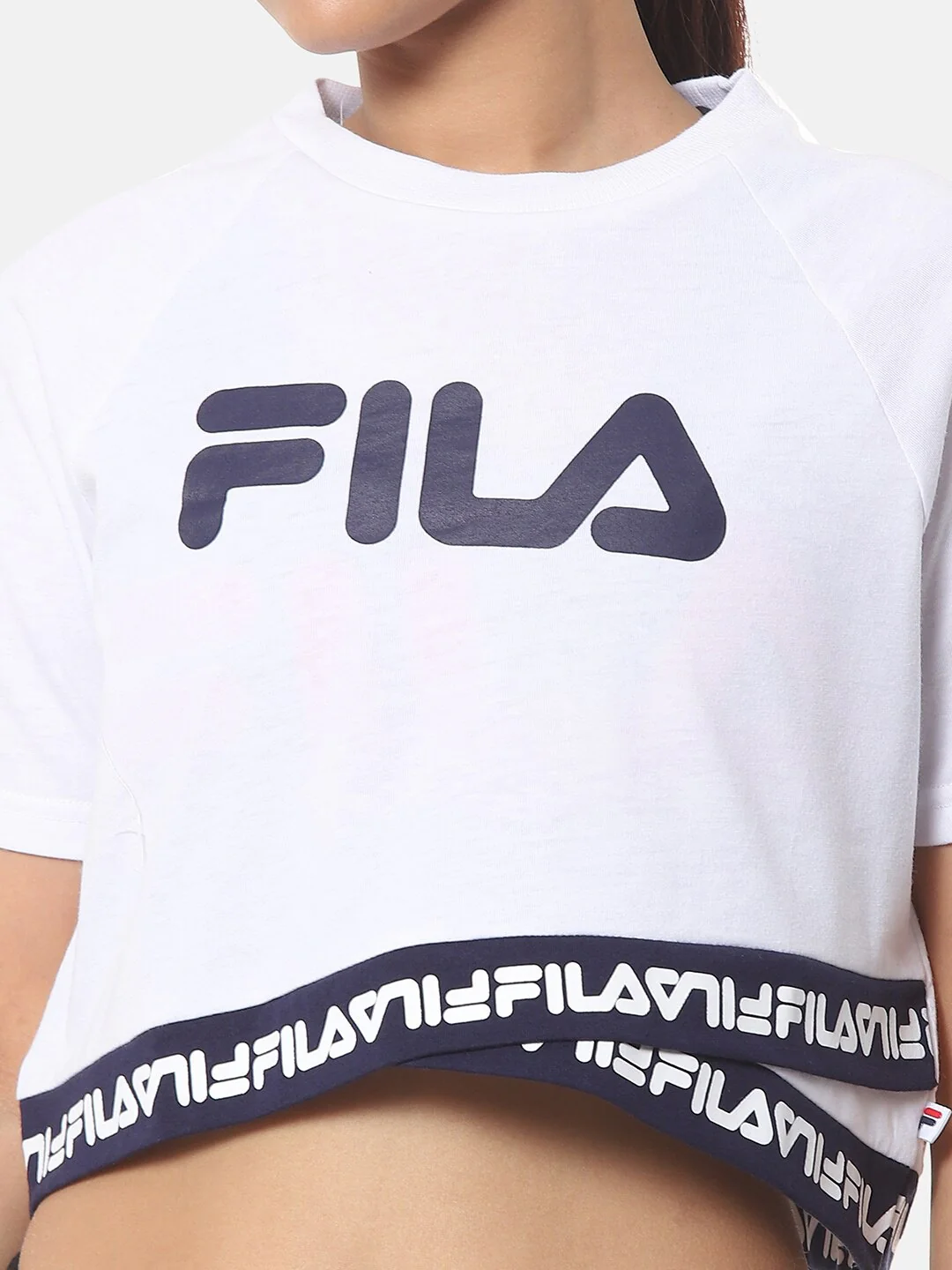 Fila Grey Bronti Women's Crop Top - Image 2