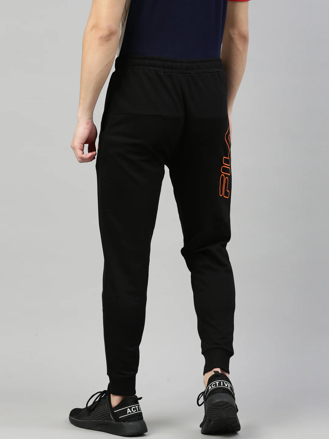 Fila White Mather Men's Cuffed Jogger - Image 4