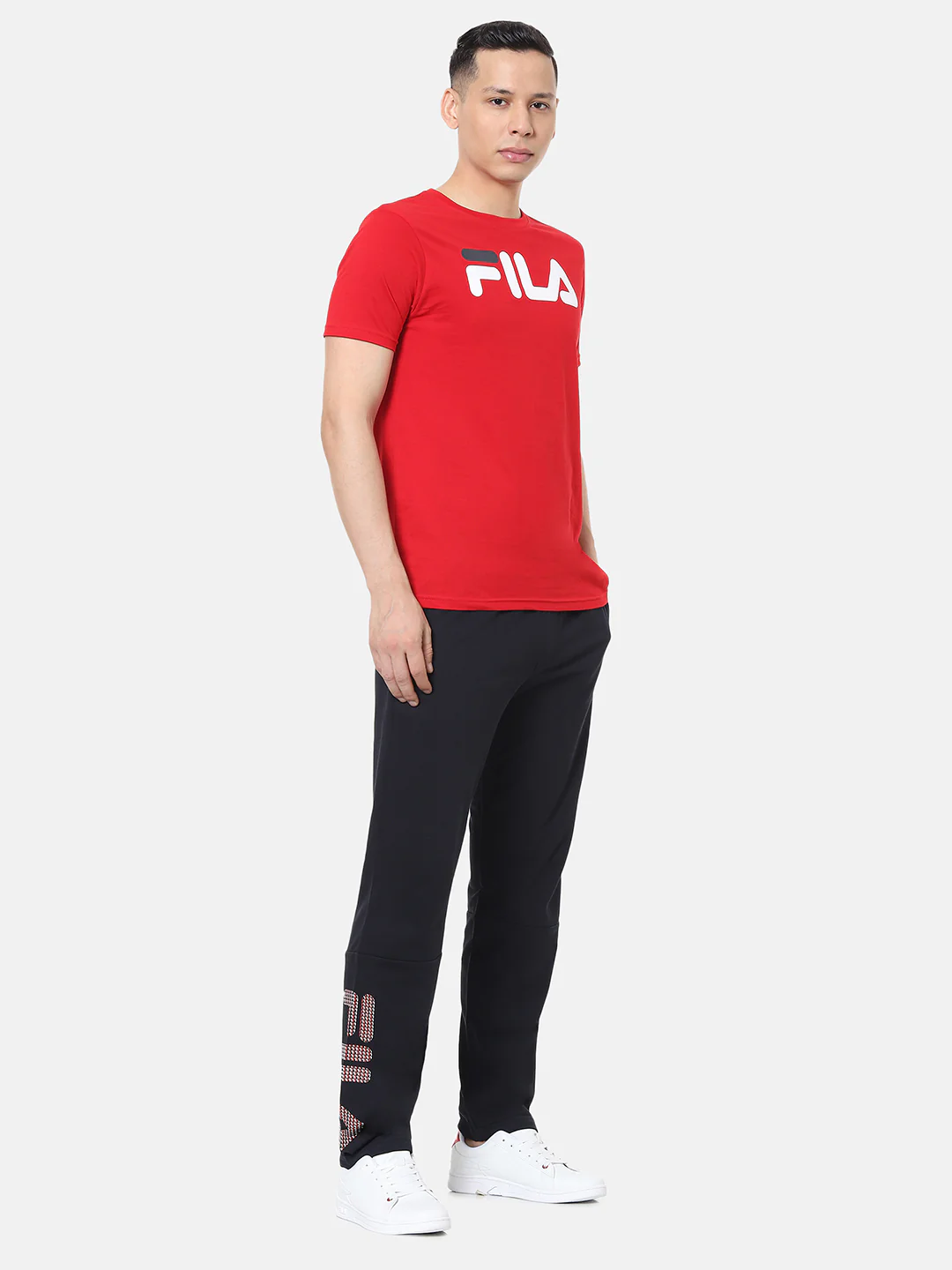 Fila Grey Simon Men's Logo Pant - Image 5