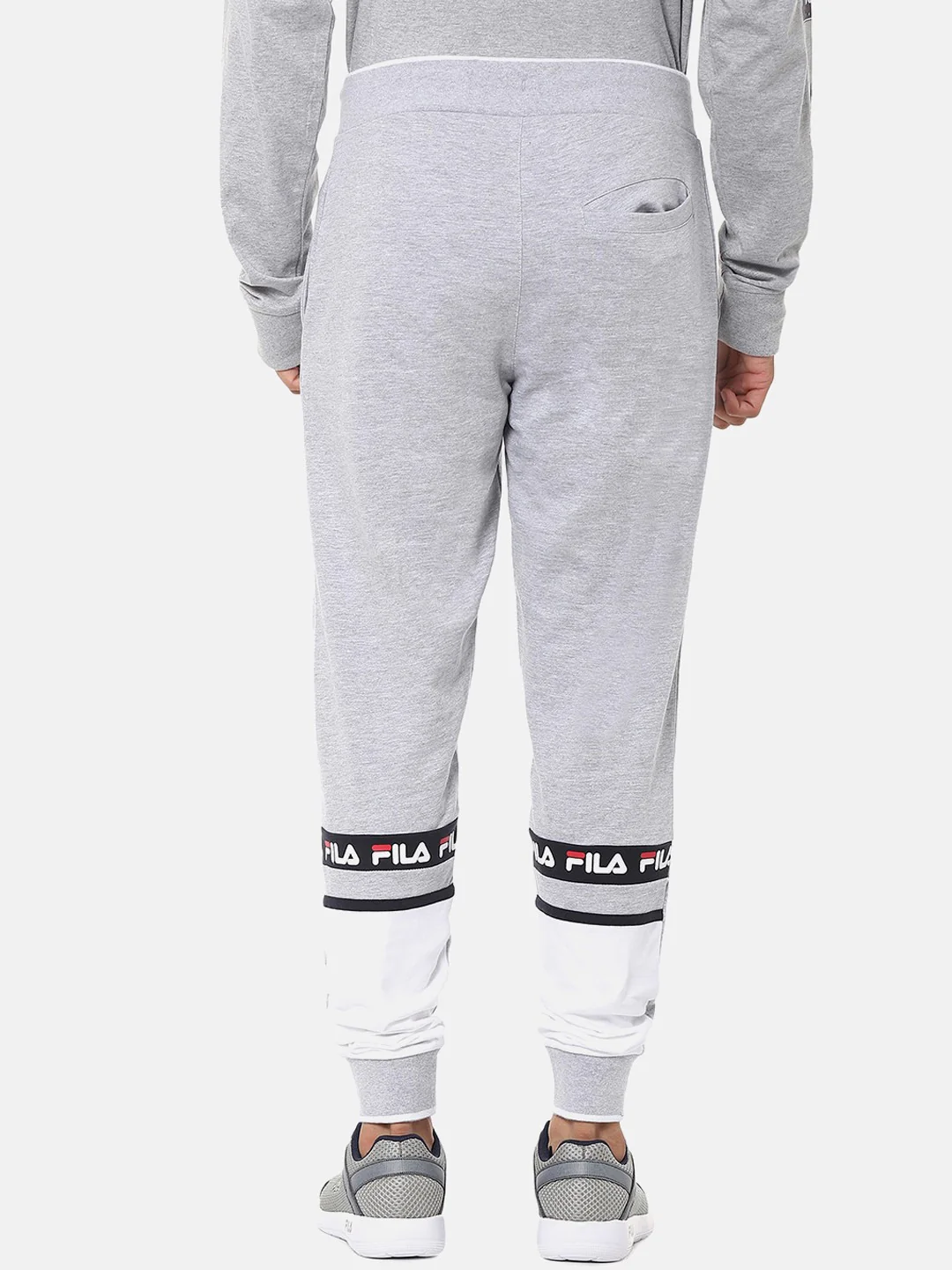 Fila Black Hugh Men's Cuffed Jogger - Image 4