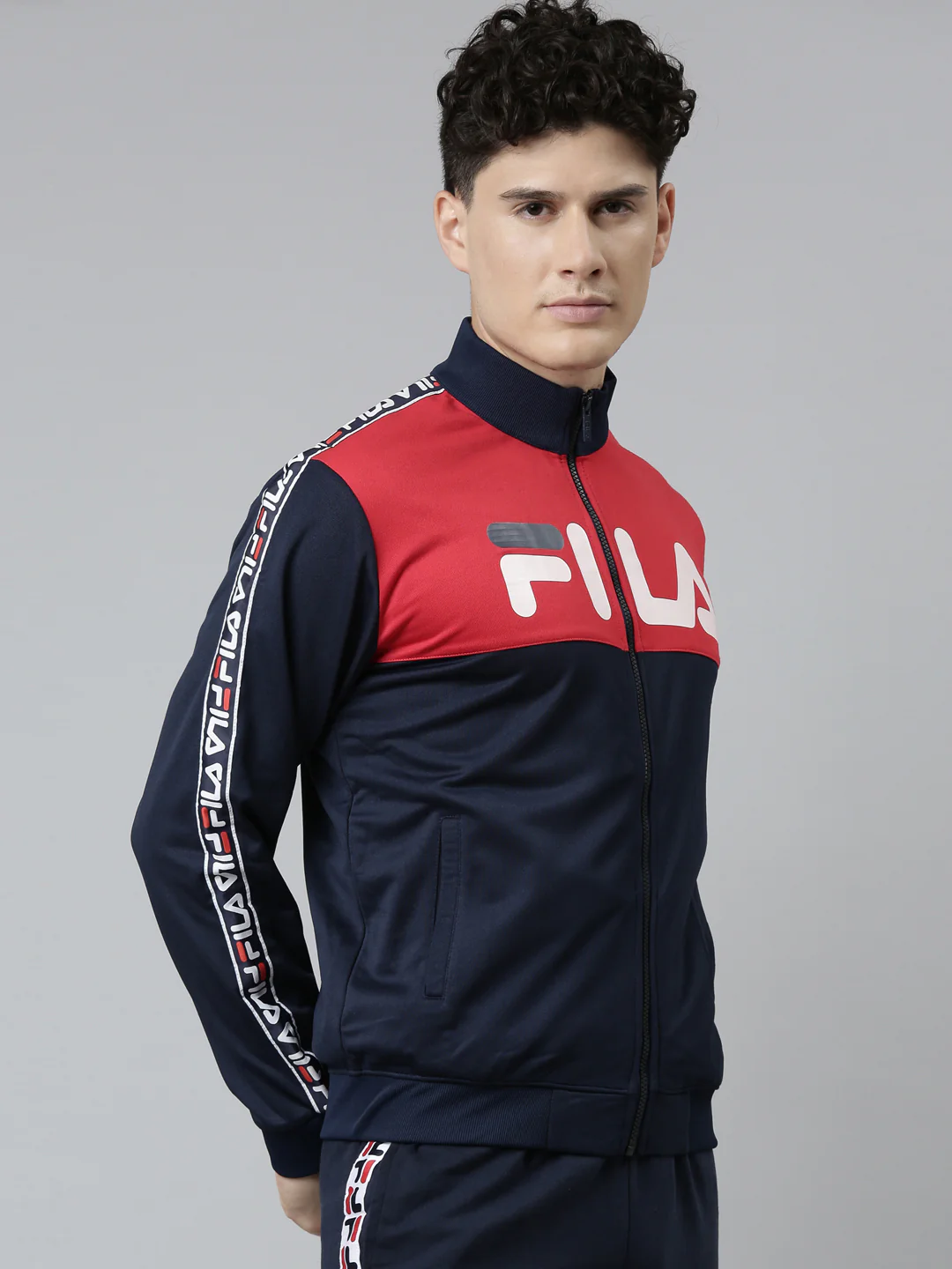 Fila Peacoat Edlin Jacket Men's Track Jacket - Image 4
